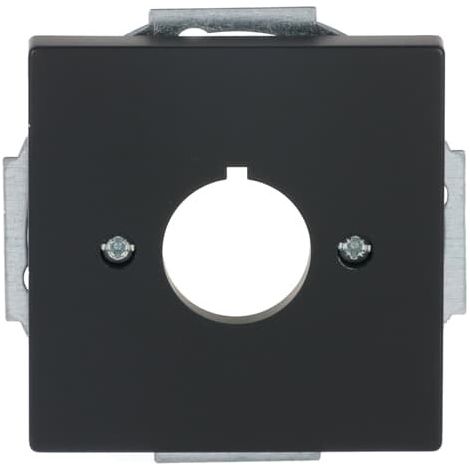 Busch-Jaeger Plaque centrale Appareils de commande 1 canal noir mat - plateforme 63 (2533-885), 2CKA001724A4301