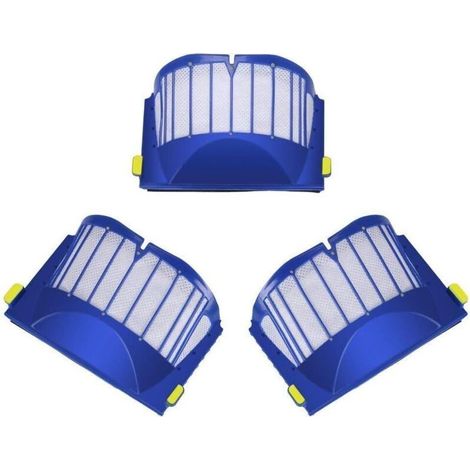 Kit brosse pour Roomba série 600 - Kit de 10 pièces accessoires (Brosses Latérale, filtres, brosse de Cerda et etc..) pour aspirateur robot (1/5)