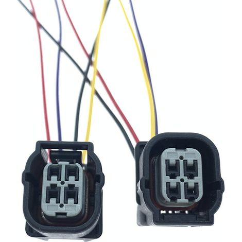 Applicable aux Honda CR-V, Honda Fit, Honda Accord, Honda Civic et Honda CR-V : Connecteurs de faisceau de câbles des sondes lambda avant et arrière – JB1284-4P