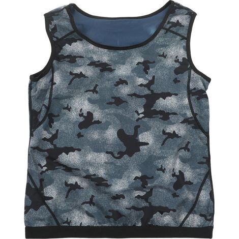 Gilet de sudation homme, taille L XL, cache-taille camouflage, ceinture amincissante thermique, top gainant ventre plat pour sauna sport (1/5)