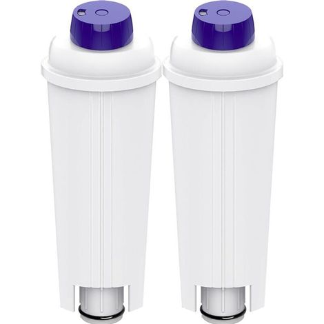 Set mit 2 Wasserfiltern für DeLonghi Kaffeemaschinen DLSC002 für De'Longhi ECAM, ETAM, EC, BC Serien