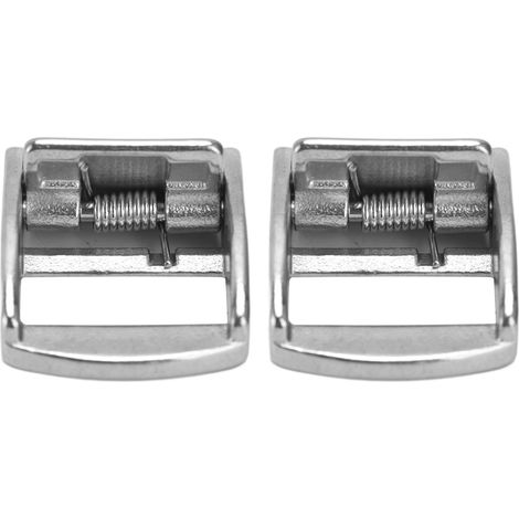 2x Boucles à Pression 316 Acier Inoxydable Ressort Fermoir Sangle Tendeur 27mm (1/5)