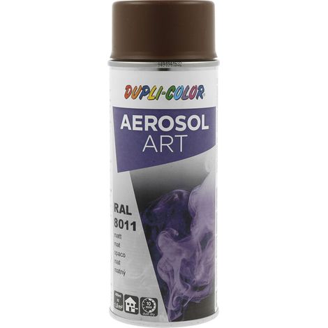 Dupli Color Aerosol Art Lackspray Graffiti Dose - wetterfest, lichtecht und UV-beständig - Graffiti-Spray 400ml, nussbraun matt RAL 8011