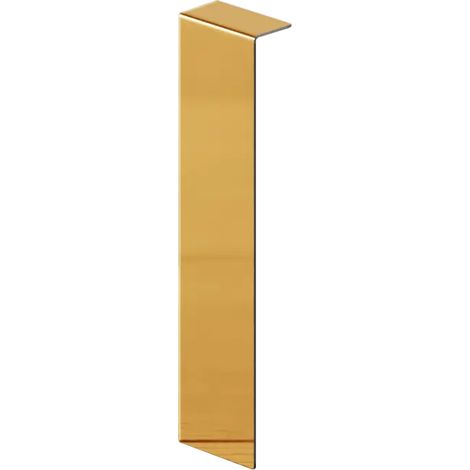 Ilcom FCI-Verbindung für FC-Stahl-Sockelleisten 100mm x 20mm x 10mm - Gold poliert