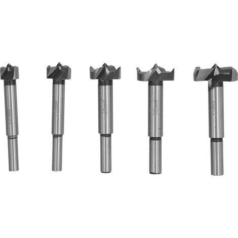 Set mit 5 Hartmetallbohrern für Holz, Holzbohrer, Bohr- und Stanzwerkzeuge, professionelles Bohrer-Set (1/5)