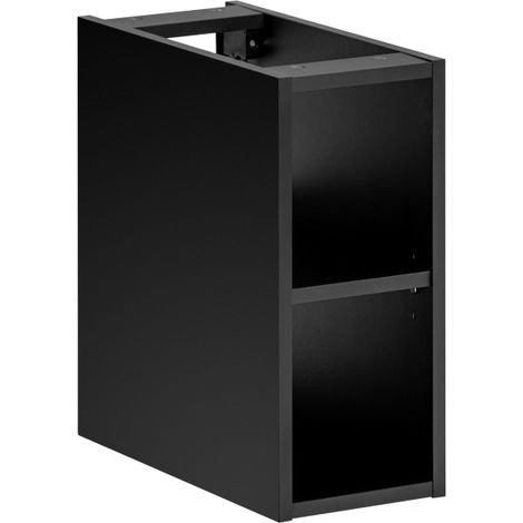 Rangements bas - H 46 x L 20 x P 44 cm - Rosario Black - Livraison gratuite (1/3)