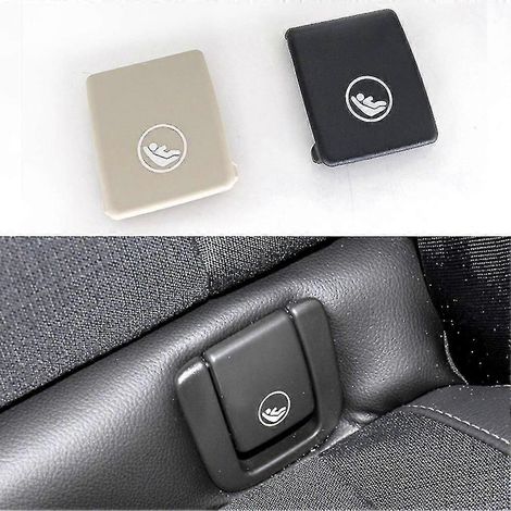 Cache-crochets Isofix arrière pour V60 V90 XC40 XC60 S60 S90 - 2x Noir