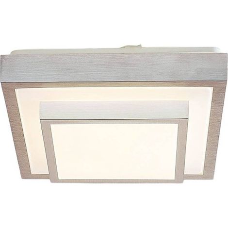Lindby Lámpara de techo LED 'Mirco' en Gris Metal