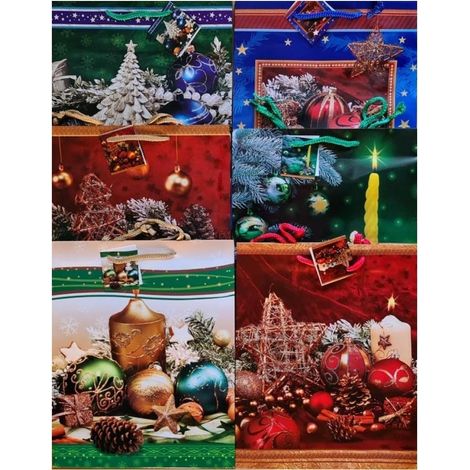 Sacchetto per decorazioni natalizie PL-6, decorazioni medie