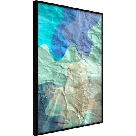 Affiche Murale Encadrée "Colour Your Own Mandala III" 40 x 60 cm Noir