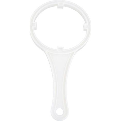 10-Zoll-Kunststoff-Verstellschlüssel für Wasserfiltergehäuse (Weiß) – 24,00 x 12,00 x 1,05 cm – Weiß (1/3)