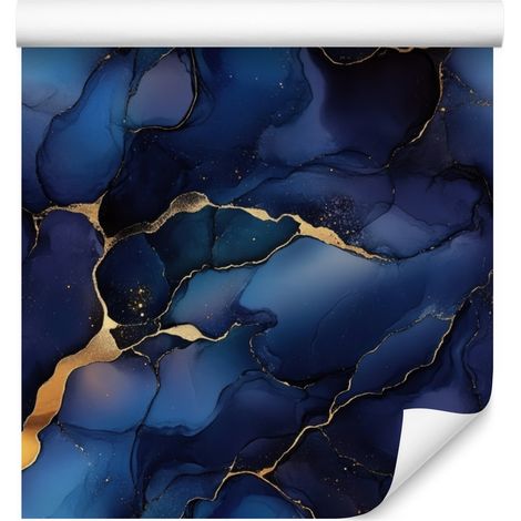 Carta da parati blu navy, sfondo blu navy per soggiorno e camera da letto 50x1000 cm (1/5)