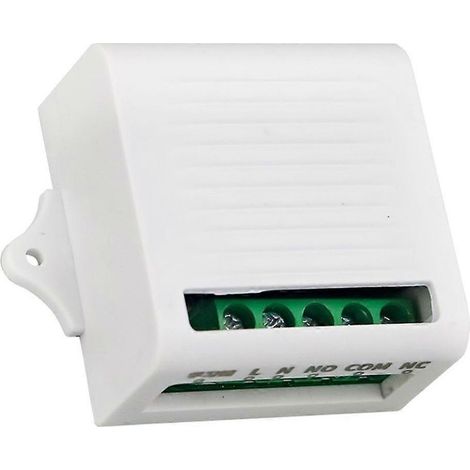 Commutateur de télécommande 220 V, récepteur 433 MHz, contrôleur 1 canal (1/4)