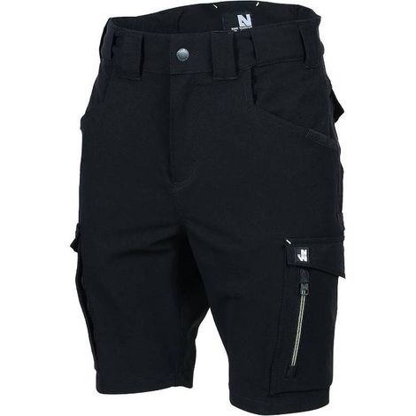 Bermuda de Travail Stan - Taille 48 - Noir - Résistant et Confortable - D-Work (1/5)