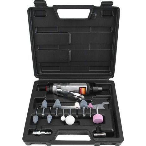 Broyeur de Polissage Pneumatique, Machine de Ponceuse Pneumatique Réglé en Métal Meuleuse Polisseuse Pneumatique (1/5)