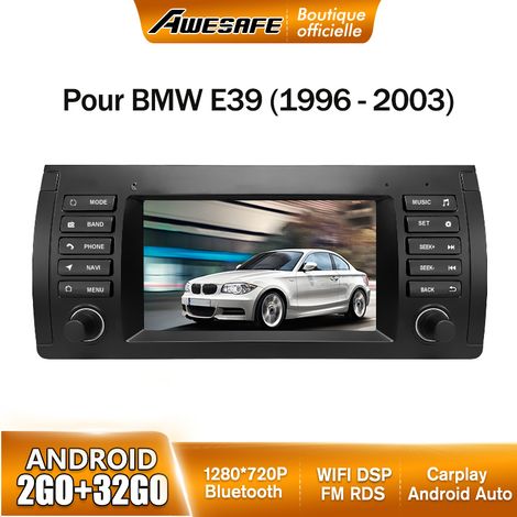 AWESAFE Autoradio Android 13 pour BMW E39 (1996-2003) 2Go+32Go avec 7'' Écran Tactile GPS Carplay Android Auto Bluetooth (1/5)