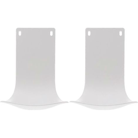 Lot de 2 bacs de récupération d'eau en plastique pour spray, bacs récupérateurs de gouttes, bacs de récupération muraux-18.50X13.50X9.00CM-White (1/4)