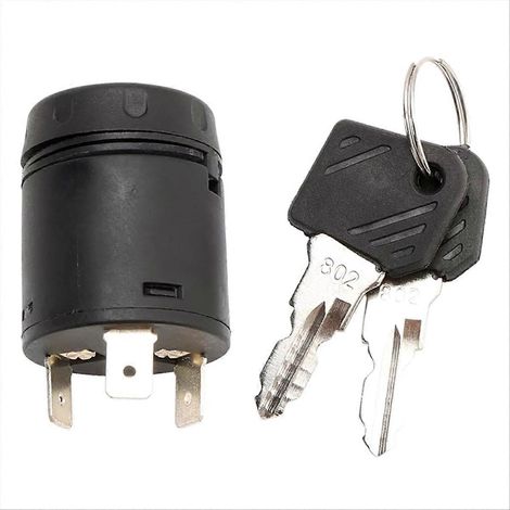Serrure électrique à clé avec 2 clés pour chariots élévateurs 802 (1/5)