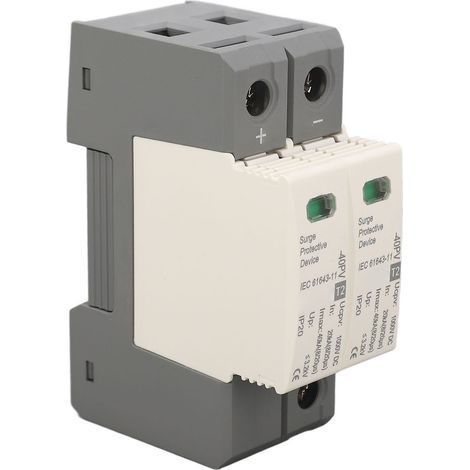 1000V DC 20-40KA 2P PC Überspannungsschutzgerät für Photovoltaik-PV-Systeme, Blitzableiter (1/5)