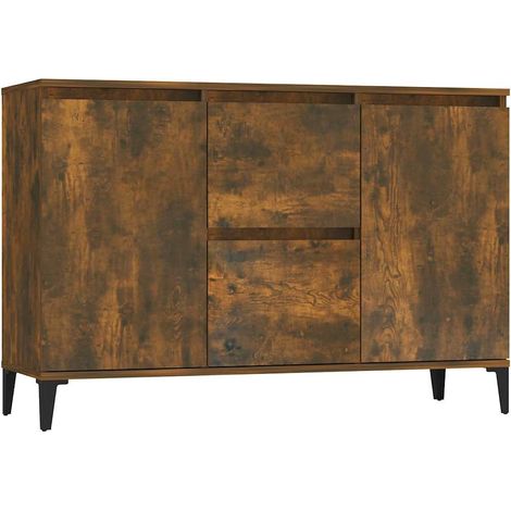 Maison Exclusive - Aparador madera contrachapada color roble ahum (1/5)