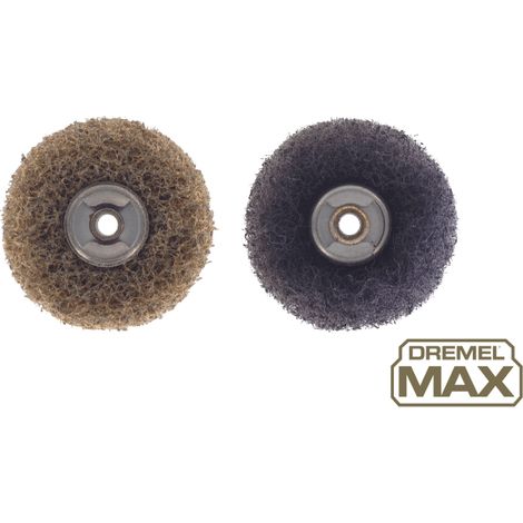 DREMEL® MAX EZ SpeedClic Spazzole in fibra sintetica grana 180 e 280