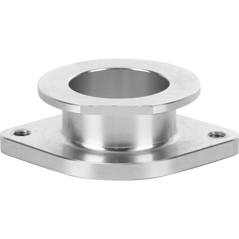 Aluminium-Bypass-Adapterflansch für Greddy/Typ S/RS auf HKS SSQV, Blow-Off-Entlüftung, Montagesatz, Hochleistungsausführung, Silber (1/5)