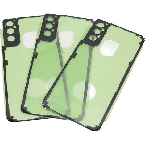 Autocollant double face prédécoupé pour cache arrière de batterie Samsung Galaxy S21 Plus G996 (1/4)