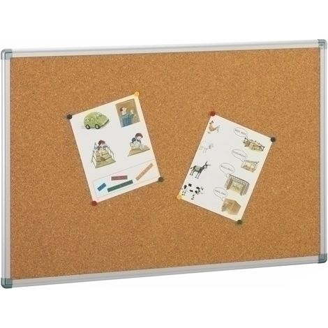 TABLEROS CORCHO MARCO ALUMINIO 122X270