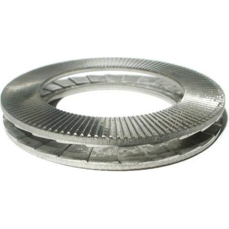 100 Rondelles de Sécurité Autobloquantes NORDLOCK Larges M12 mm - Delta Protekt - D-Work