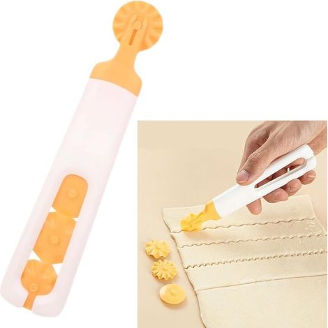 Raschietto per impasto, taglia impasto, utensile da forno (1 pezzo), taglia impasto 4 in 1, accessorio per pizza, utensile per la cottura del pane, utensile da cucina multifunzionale, pane, impasto (1/5)