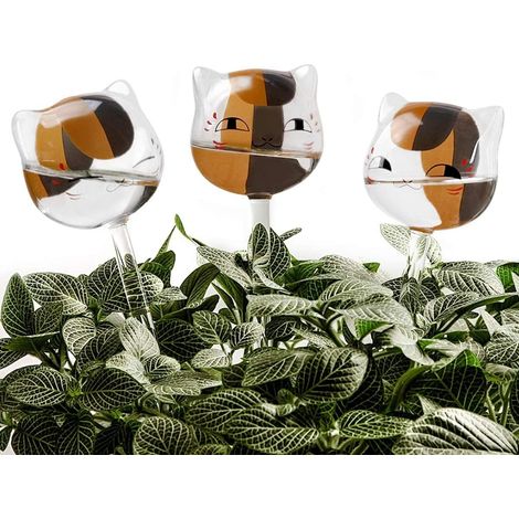 Lot de 3 ballons d'arrosage pour plantes, boules d'arrosage, bombes d'arrosage, arrosoirs pour plantes d'intérieur et d'extérieur (1/5)