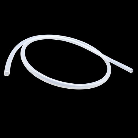 Tuyau en silicone flexible, 3 mm ID x 6 mm OD, longueur 1,5M, Tubes en Silicone, Tuyau eau-air, pour transfert de pompe (1/5)