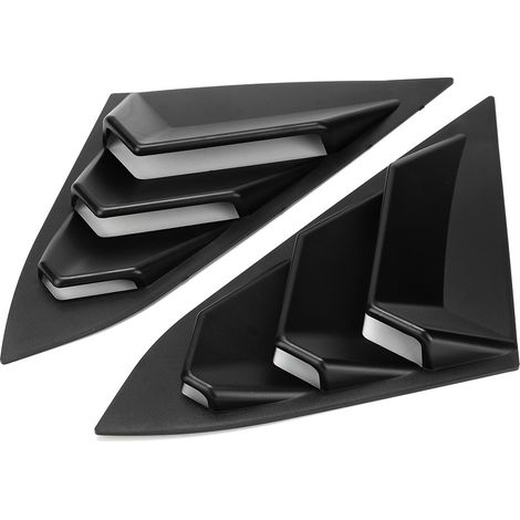 2 Stück Heckscheiben-Seitenlüftungsgitter, passend für Honda Civic 2016-2019 (1/5)