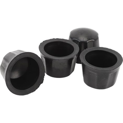 ATV Wheel Dust Cap, Trailer Dust Cap Trailer Bearing Dust Cap 4PCS Effective Easy Installation for ATV Quad Go Kart Rims Wheels 110 125 250 (Rubber)