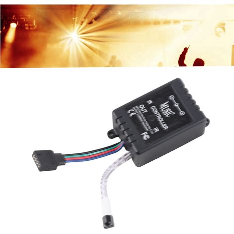 20-Tasten-IR-Musik-LED-Controller mit Geräuschempfindlichkeit für RGB-Lichtleisten (1/5)