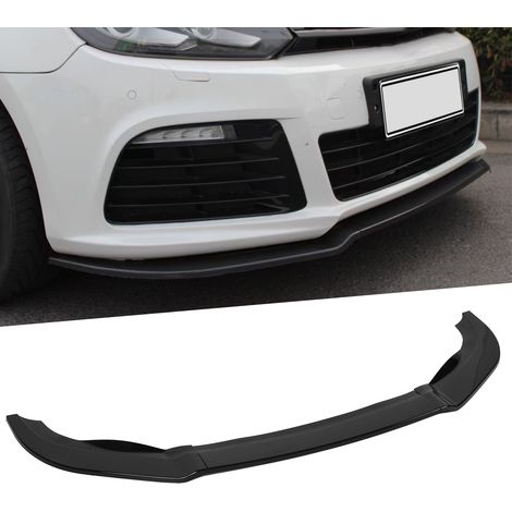 Modification de voiture Volkswagen Golf 6 (09-13) RK·SEEK DESIGN : Lèvre avant en trois parties, noir brillant (1/5)