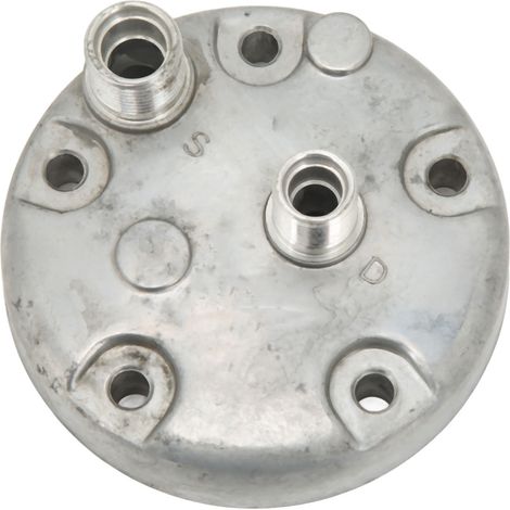 Cachet de compresseur AC en aluminium, couvercle arrière de compresseur de climatisation, pièce de rechange pour SANDEN SD508, joint torique HRZ 8X10 (1/5)