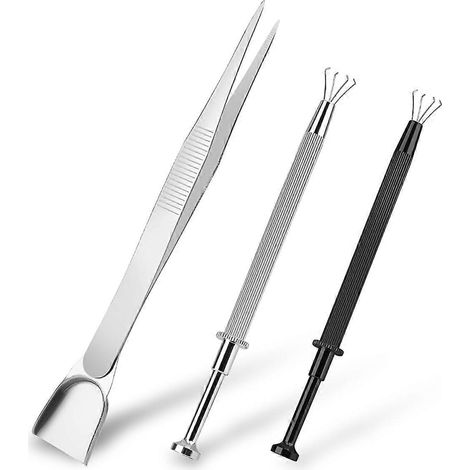 Greifwerkzeug-Set für Juweliere: Greifer, Streustift, Schmuckpinzette