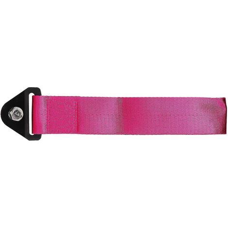 Abschleppgurt für Autos, Anhängergurt, dekorativer Abschleppgurt für Autos, Stoßstangengurt (nur zu Dekorationszwecken) – 29,50 x 6,80 x 2,50 cm – Rosy (1/3)