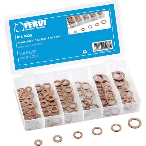 COFFRET 110 PC ASSORTIMENT RONDELLES RONDELLE CUIVRE 0229 - COFFRET 110 PC ASSORTIMENT RONDELLES RONDELLE CUIVRE 0229 (1/2)