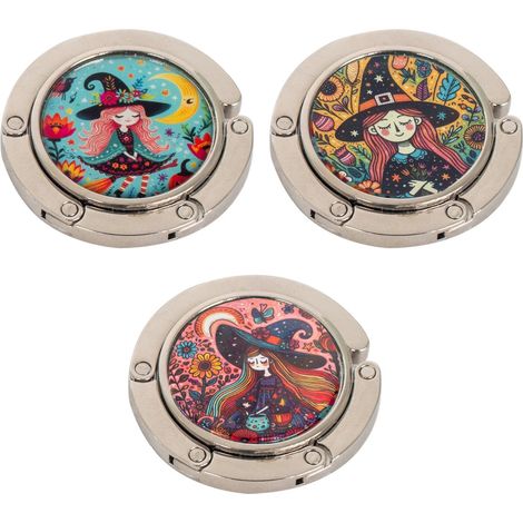 Cintre de sac magique pour sorcières - 3 designs uniques et amusants pour accrocher des accessoires à la maison ou un cadeau original