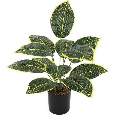 Plante Artificielle - Pot En Céramique - Hauteur 120 Cm - Pour Salle De Bain Cuisine Salon Bureau - 1 Pièce (1/5)