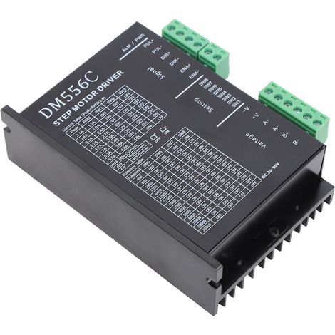 Schrittmotortreiber DM556C im Metallgehäuse, universeller Impulsgeber DM542 5/24 (1/5)