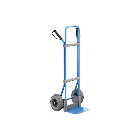 eurokraft pro  Carrello per sacchi  blu  piano di appoggio