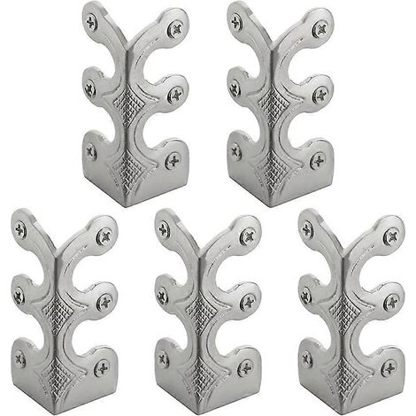 Lot de 6 protections d'angle pour plinthes, protection de meubles, protection multifonctionnelle des bords, pour table et armoire (1/5)