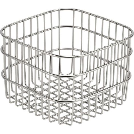 Panier à fruits en acier inoxydable 304, grand panier de rangement pour fruits et légumes, organisateur de comptoir de cuisine, égouttoir (1/5)