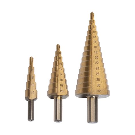 Set di 3 punte a gradini HSS 4/12-20-30 krt061700 kreator (1/2)