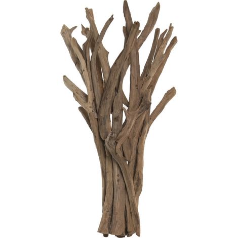 Lampara Aplique Teca 37X37X78 Pared Hecho A Mano (1/5)