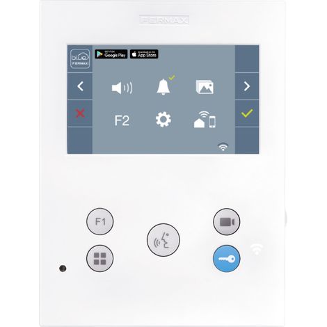 Monitor VEO-XS wifi 4,3" extra-plano, plástico ABS, gestión desde móvil y tablet