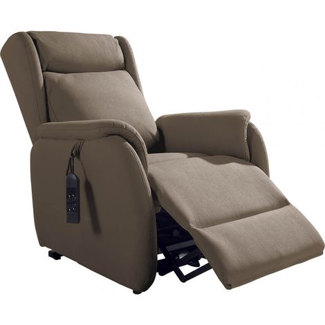 ZAMORA - Fauteuil Releveur Beige (1/5)